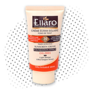 کرم ضدآفتاب کرم پودری فاقد چربی الارو Ellaro spf30